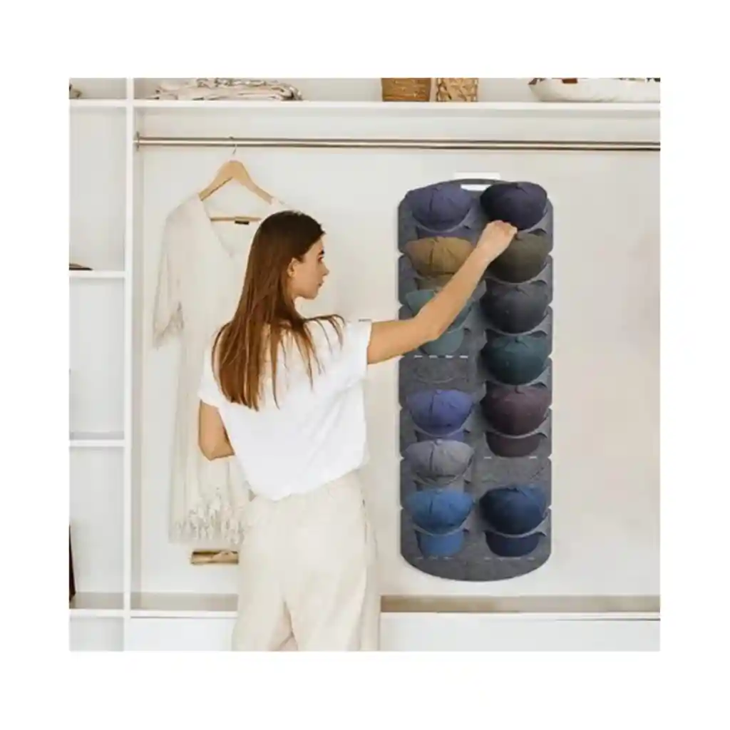 Bolsa Para Guardar Sombreros, Organizador Colgante