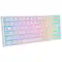 Teclado Gamer Mecánico Inalámbrico Royal Kludge Rk84 Rgb 75% White (español)