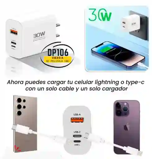 Adaptador Universal Para Todo Celular Cargador Marranita