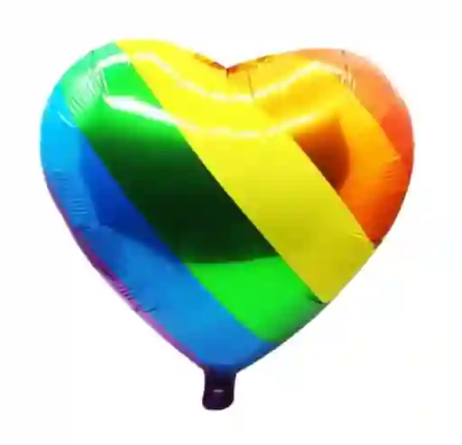 Globo Corazón Pride Orgullo Gay Lgbti Bandera Arco Iris