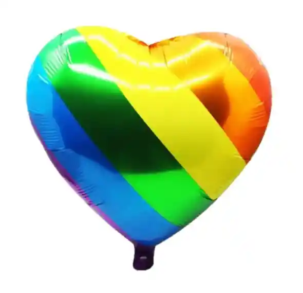 Globo Corazón Pride Orgullo Gay Lgbti Bandera Arco Iris