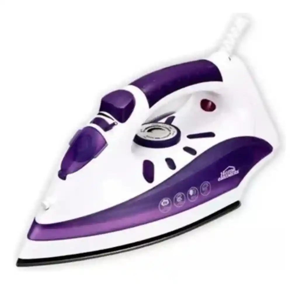 Plancha De Ropa Home Elements A Vapor Antiadherente-violeta
