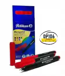 Micropunta Rojo Pelikan X 1 Und