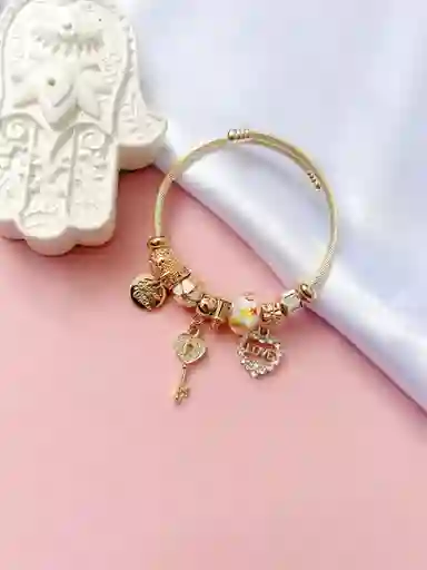 Pulsera Estilo Pandora Dijes Llave