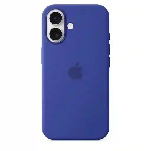 Silicon Case Iphone 16 Azul Rey