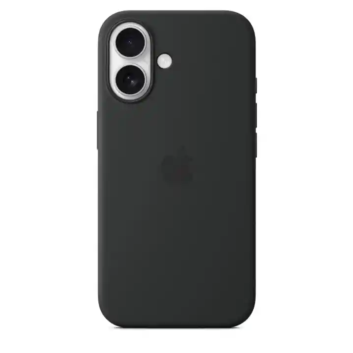 Silicon Case Iphone 16 Negro