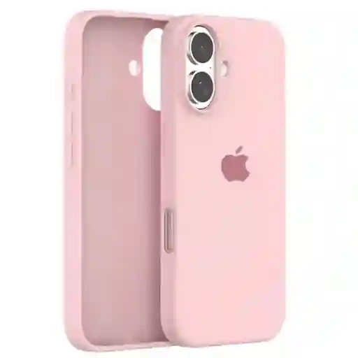 Silicon Case Iphone 16 Rosado