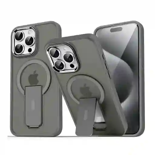 Estuche/case Iphone 15 Pro Max Gris Magsafe