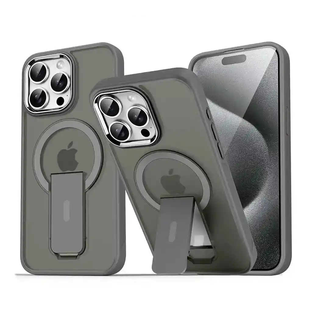 Estuche/case Iphone 15 Pro Max Gris Magsafe