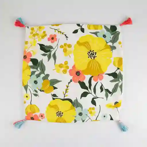Cojin Expressions 45x45 Cm Algodón Estampado Flora