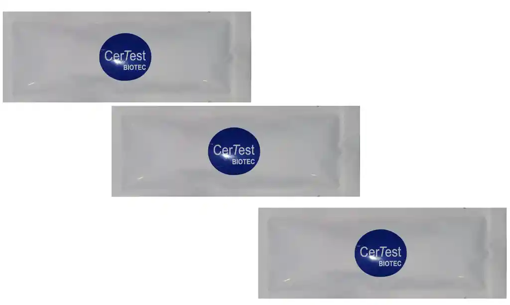 Tres Pruebas De Antígeno Covid -19 Nasal Marca Certets Biotec