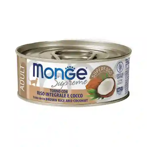 Monge Supreme Atun, Arroz Y Coco X 80 G