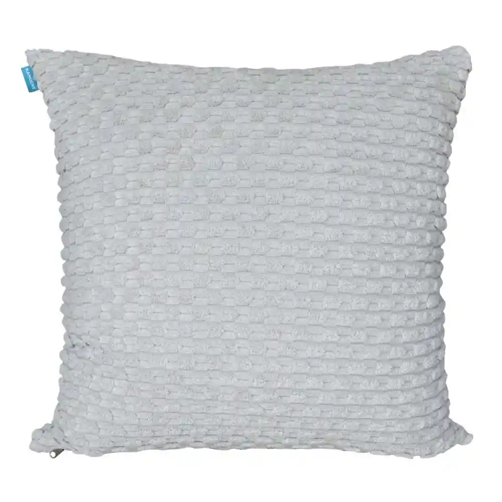Cojin Kamuchy Jacquard 47x47cm Gris Poliester