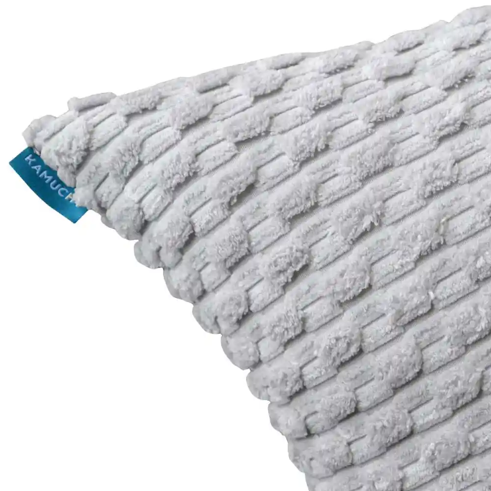 Cojin Kamuchy Jacquard 47x47cm Gris Poliester