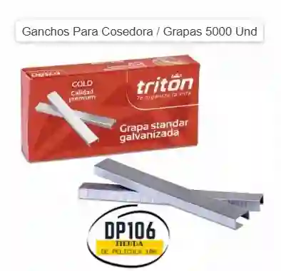 Ganchos Para Cosedora / Grapas 5000 Und
