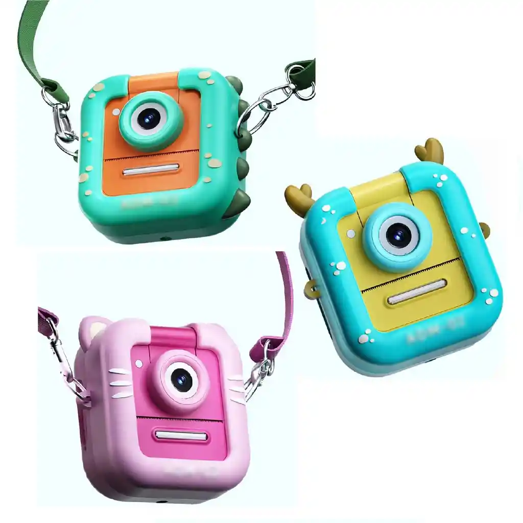Camara Para Niños Dibujos Fotos Instantaneas Rollos Papel