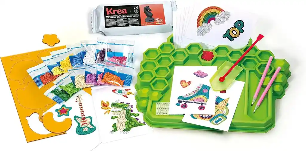 Juego Creativo Decoraciones Brillantes Con Gemas Para Niños