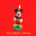 Vela De Cumpleaños Mickey Mouse