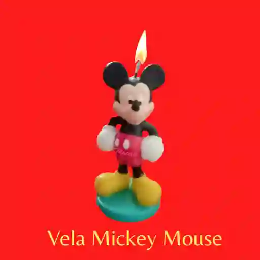Vela De Cumpleaños Mickey Mouse