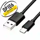 Cable Tipo C Carga Rapida 1 Metro