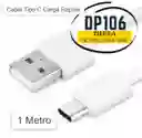 Cable Tipo C Carga Rapida 1 Metro
