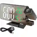 Pantalla De Radio Led De Proyección Con Reloj Despertador