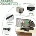 Pantalla De Radio Led De Proyección Con Reloj Despertador