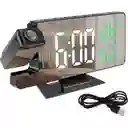 Pantalla De Radio Led De Proyección Con Reloj Despertador