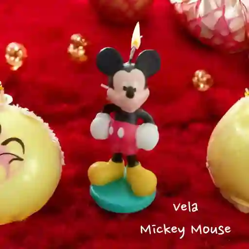 Vela De Cumpleaños Mickey Mouse