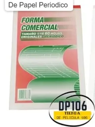 Facturero De Papel Periodico Medio Oficio