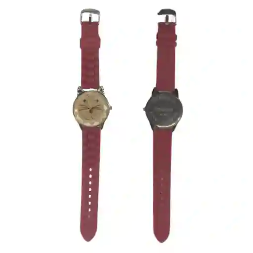 Reloj Gatuno Vintage - Correa De Silicona, Segunda Mano