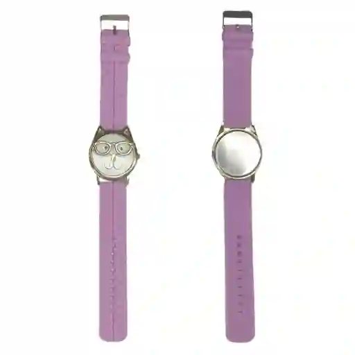 Reloj Gatuno Vintage - Correa De Silicona, Segunda Mano