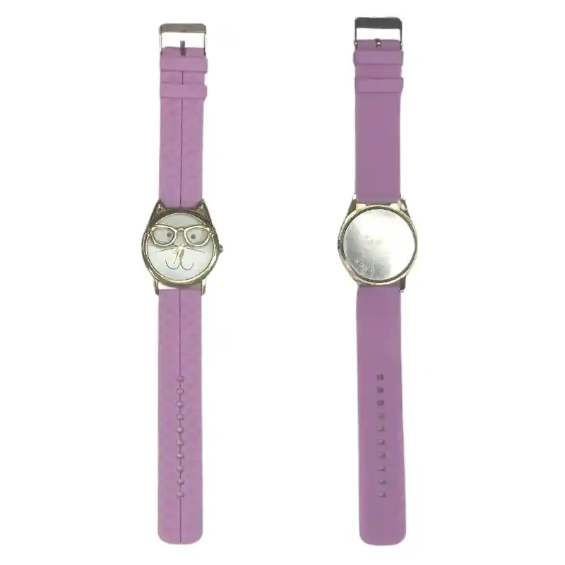 Reloj Gatuno Vintage - Correa De Silicona, Segunda Mano