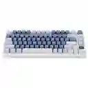 Teclado Gamer Mecánico Inalámbrico Royal Kludge Rkm75 Rgb 75% Ocean Blue (español)