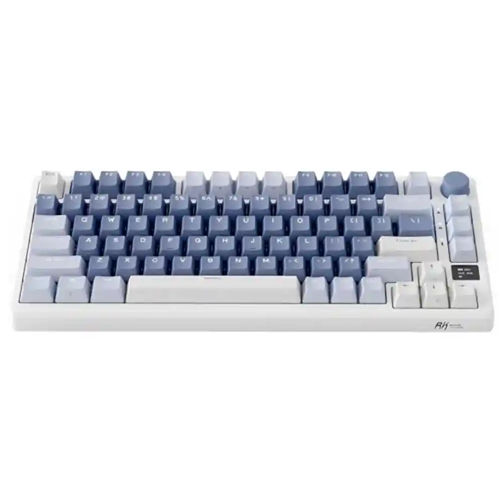 Teclado Gamer Mecánico Inalámbrico Royal Kludge Rkm75 Rgb 75% Ocean Blue (español)