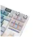 Teclado Gamer Mecánico Inalámbrico Royal Kludge Rkm87 Rgb 75% Ocean Blue (español)