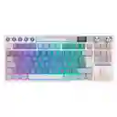 Teclado Gamer Mecánico Inalámbrico Royal Kludge Rkm87 Rgb 75% Ocean Blue (español)