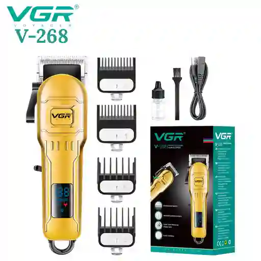 Maquina De Motilar Profesional Peluquera Inalambrica Vgr V-268