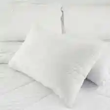 Almohadas Ortopédicas En Fibra Siliconada, Antiácaros, Funda Lavable 71x51 Cm