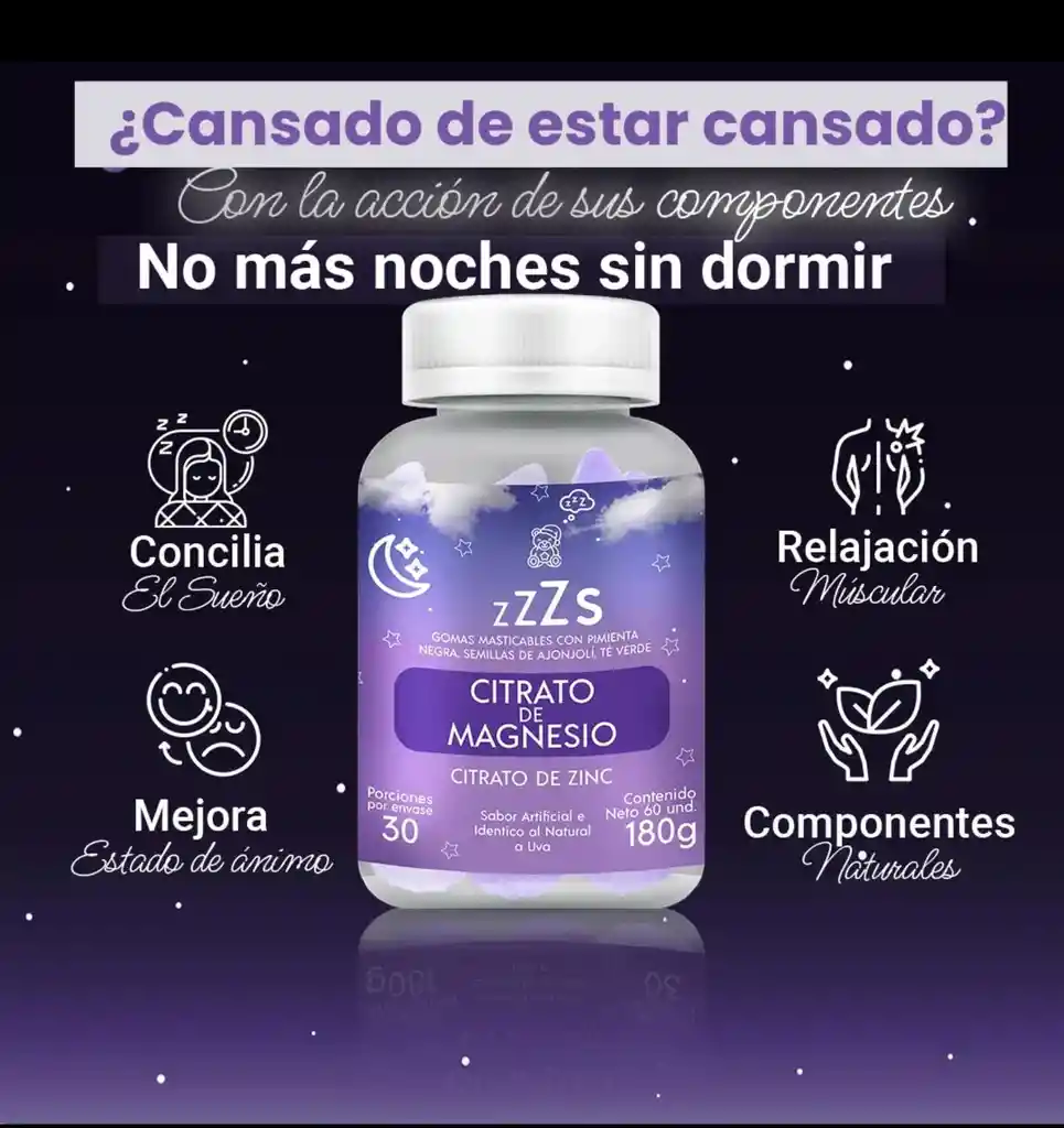 Gomitas De Citrato De Magnesio