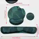 Apoyamuñecas Teclado Y Mouse Pad Memoria Ergonomica