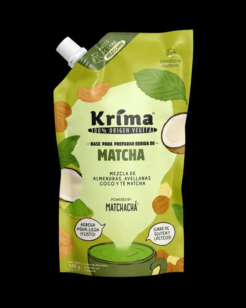 Base Almendras Y Té Matcha - 170gr