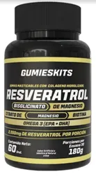 Gomitas De Resveratrol Con Bisglicinato De Magnesio, Citrato De Magnesio, Biotina Y Omega 3
