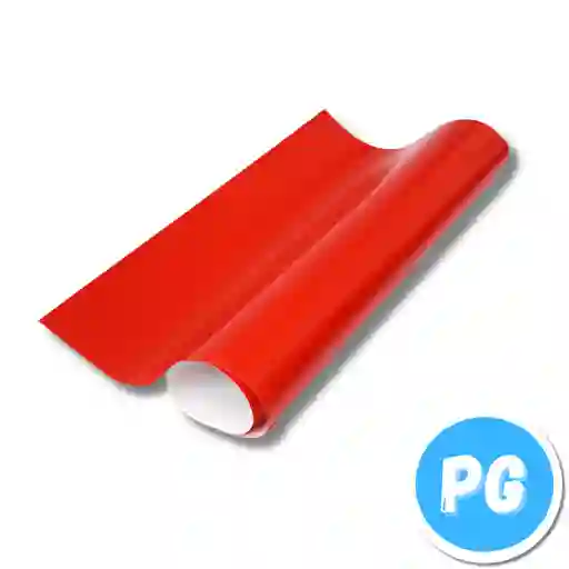 Pliego Papel Silueta Unidad Rojo