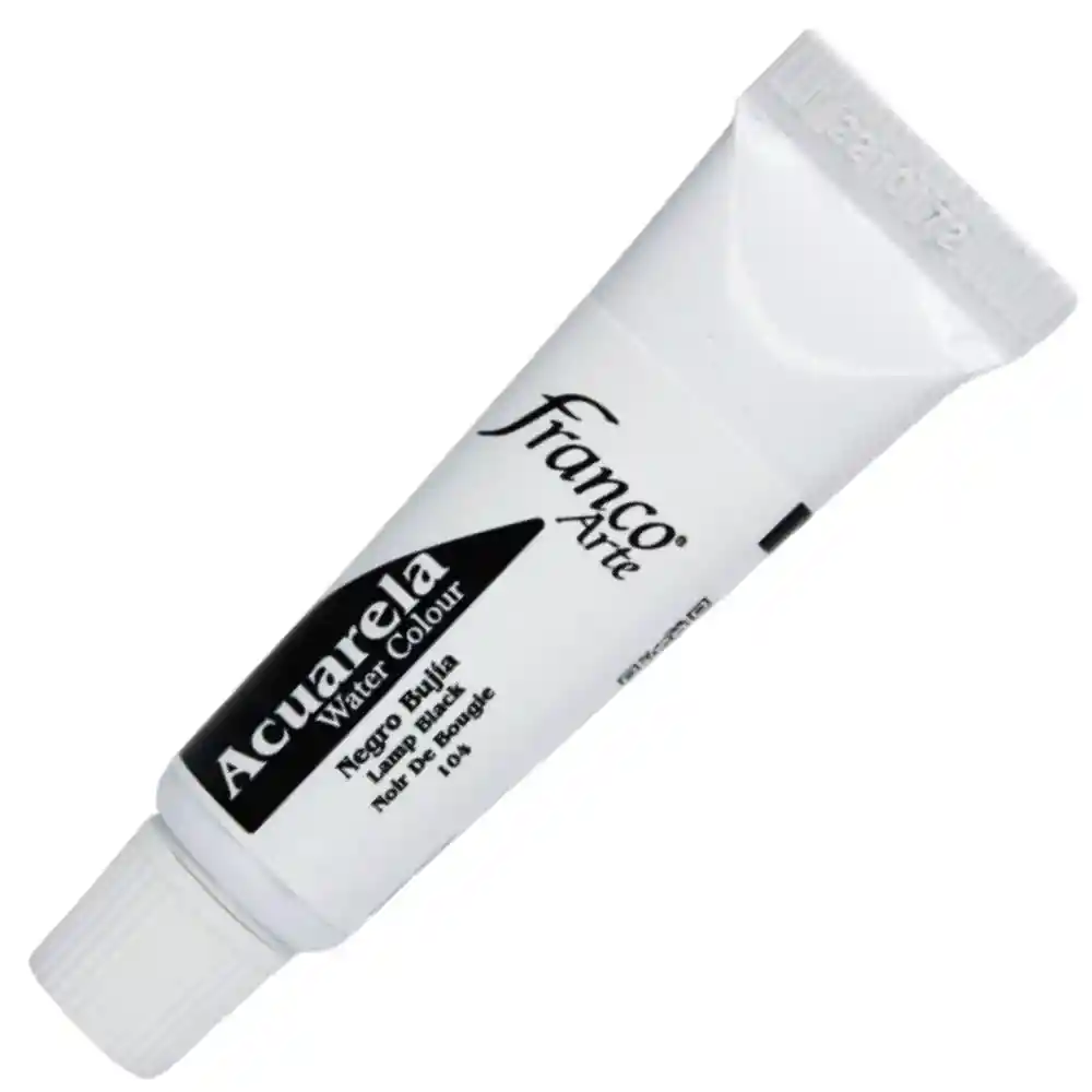 Acuarela En Tubo 15ml Franco Arte - Negro Bujia 104