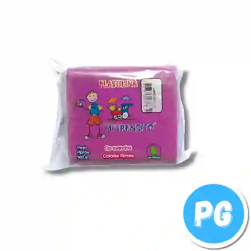 Paquete Plastilina Mi Trensito X500 Gramos Morada