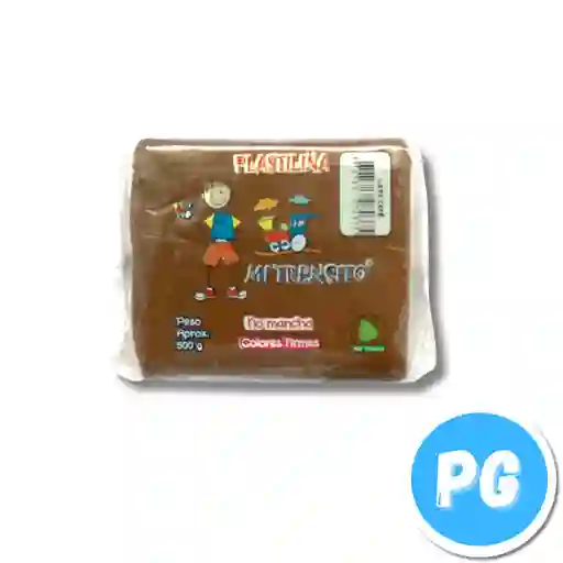 Paquete Plastilina Mi Trensito X500 Gramos Cafe