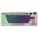 Teclado Gamer Mecánico Inalámbrico Royal Kludge Rkm70 Rgb 75% Moca Grey (español)