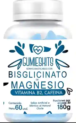 Gomitas De Bisglicinato De Magnesio Con Vitamina B2 Y Cafeina