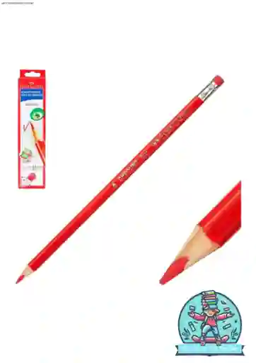 Lapiz Faber Rojo Unidad